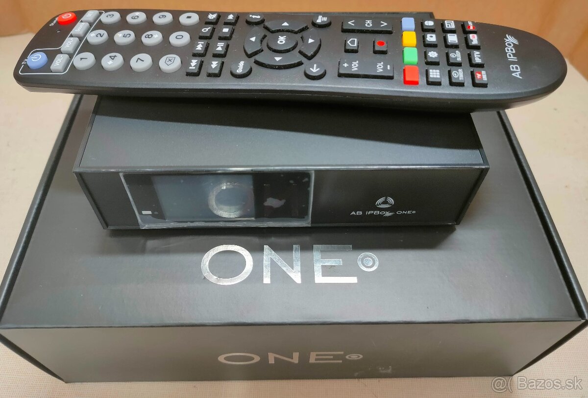 AB IPBox ONE 4K SAT/IPTV Google Android.TV - nerozbalený