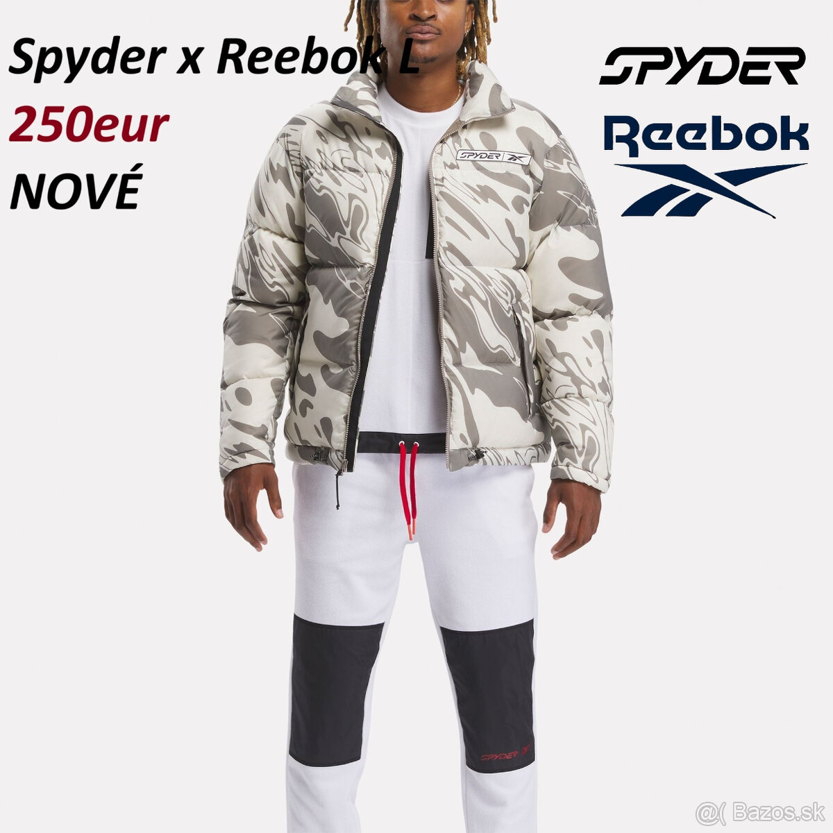 Zimná bunda Spyder x Reebok, Jordan - poštovné je v cene