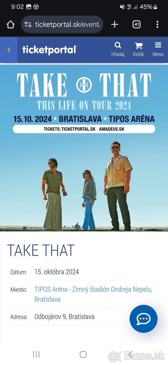 Take That koncert