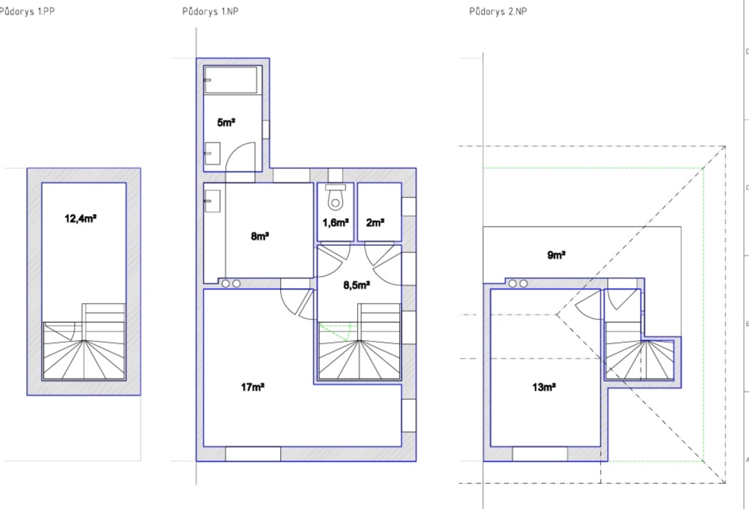 Na predaj 2. izb. rodinný dom, pozemok 321 m2, Handlová