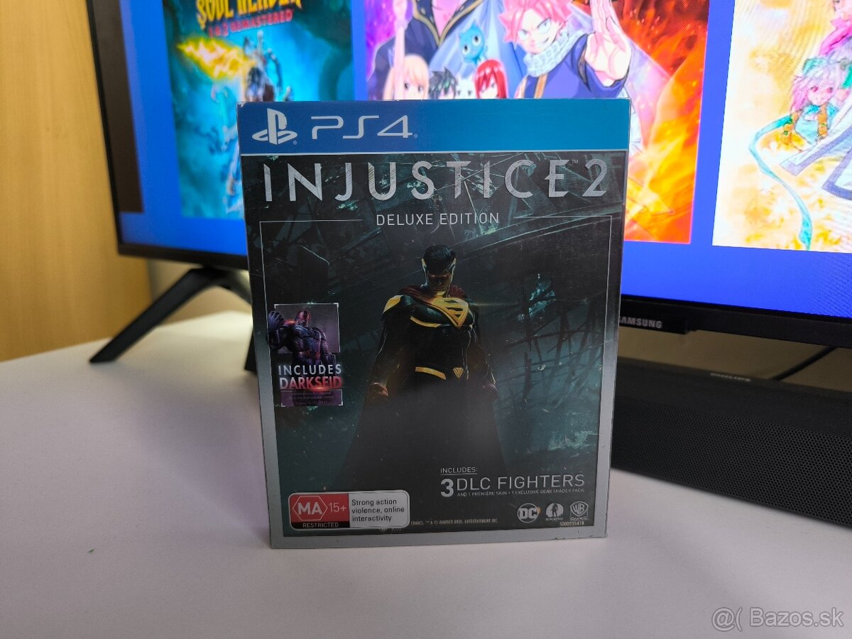 INJUSTICE 2 DELUXE EDITION STEELBOOK PS4