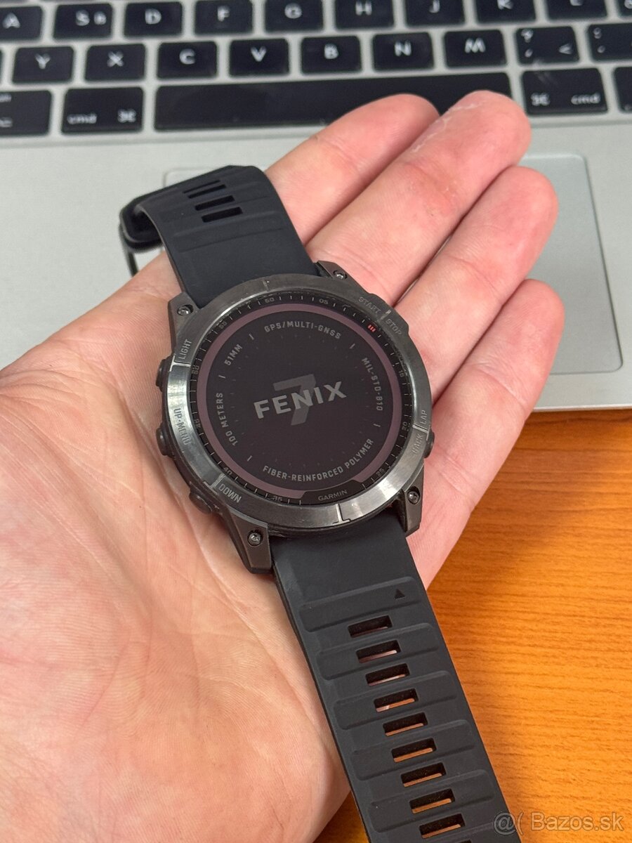 Garmin Fenix 7X Solar Gray / Black