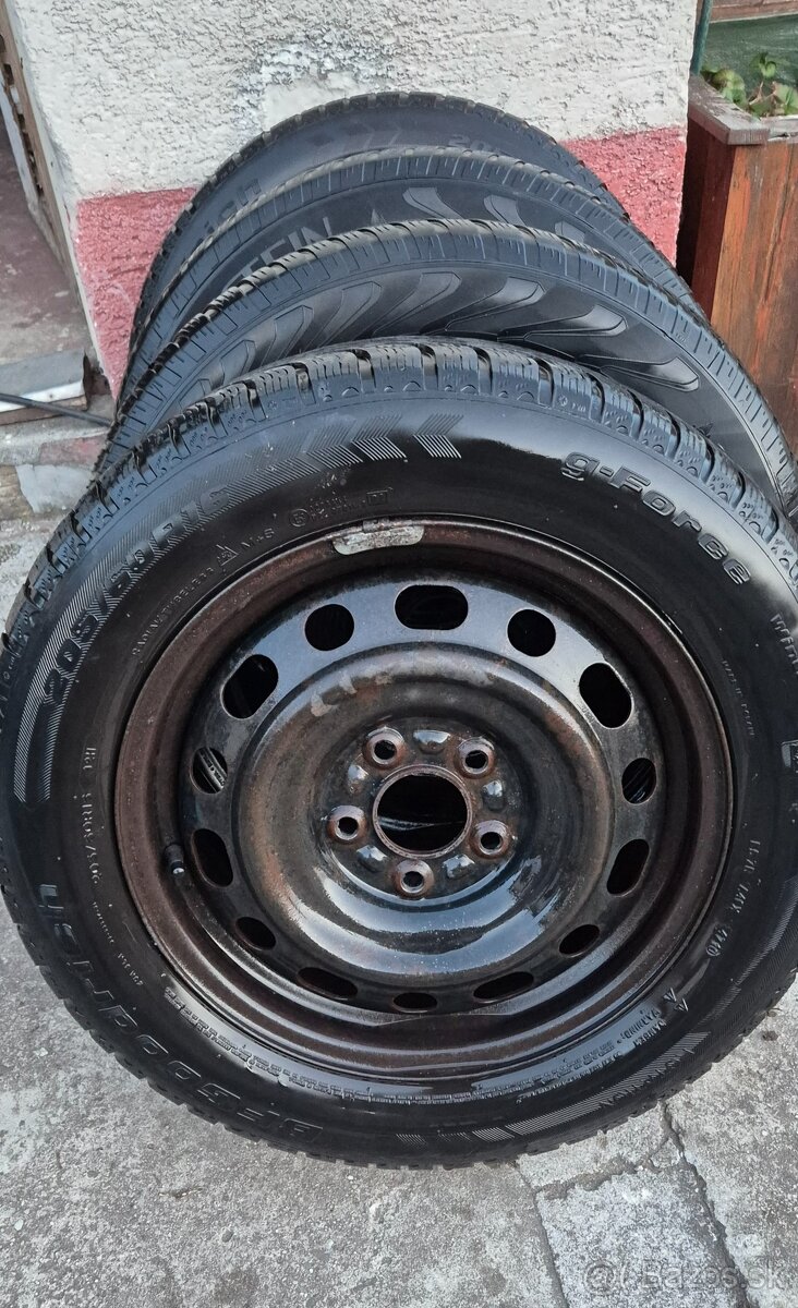 Plechové disky 205/60 r16