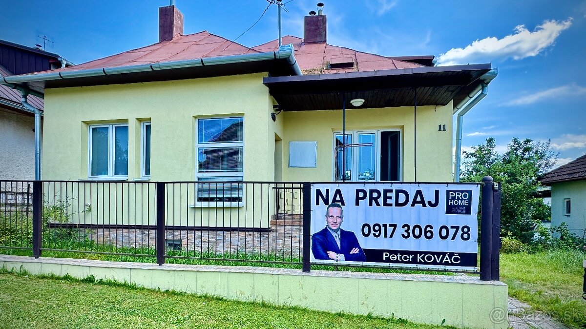 Na PREDAJ Rodinný dom