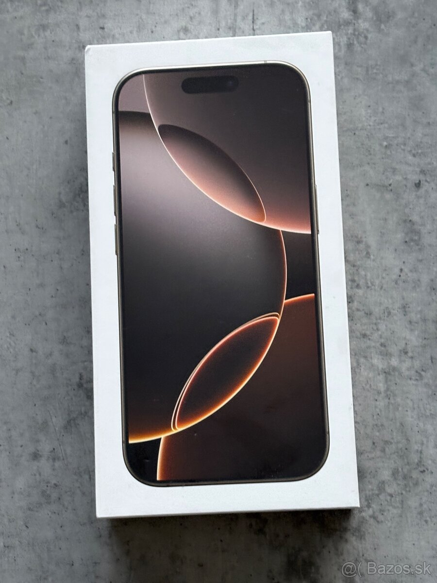 iPhone 16 Pro 256gb Desert Titanium Zabaleny