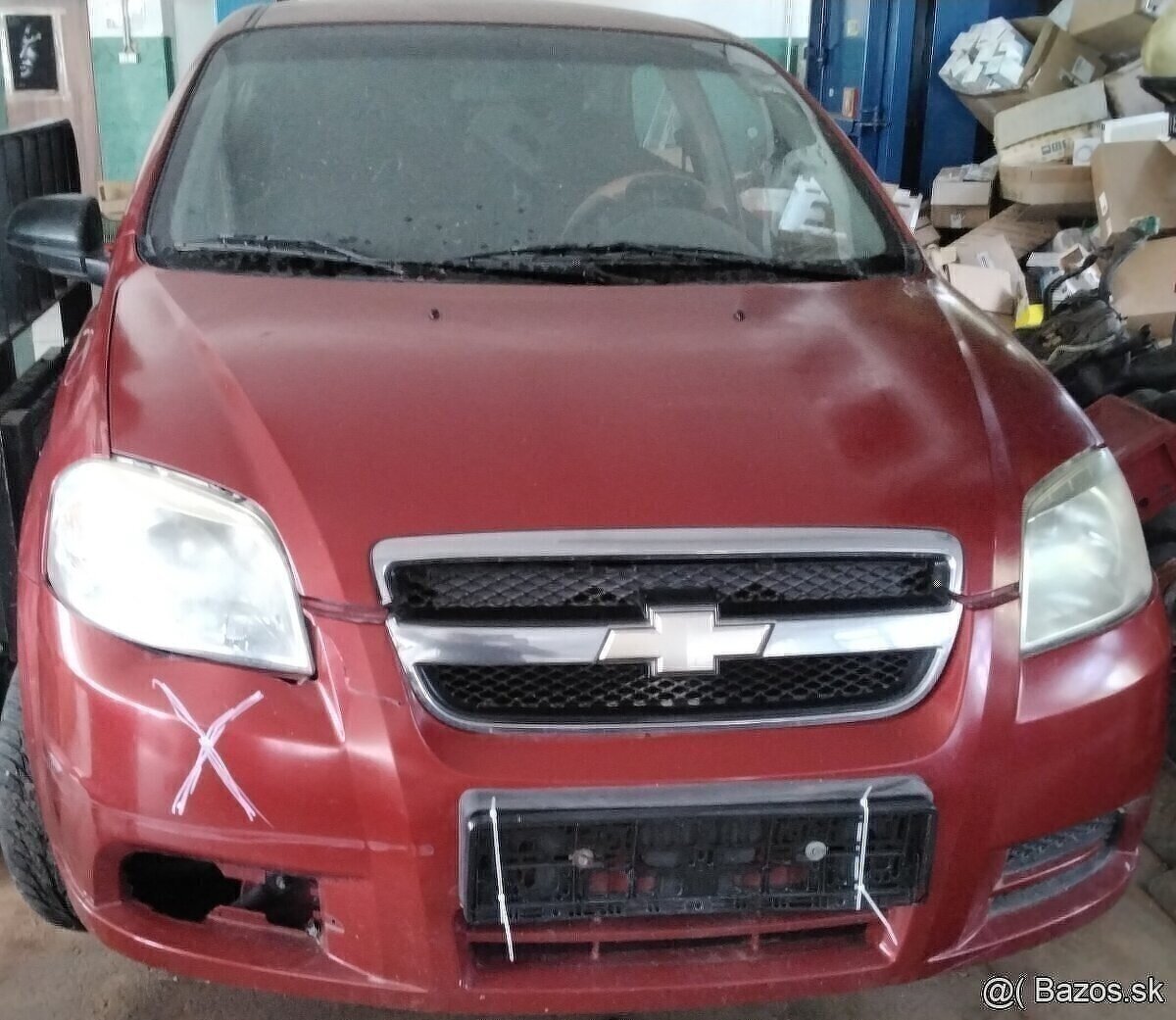 Chevrolet Aveo 1.4 2009 predám KAPOTA, NÁRAZNÍ zadný, PREVOD