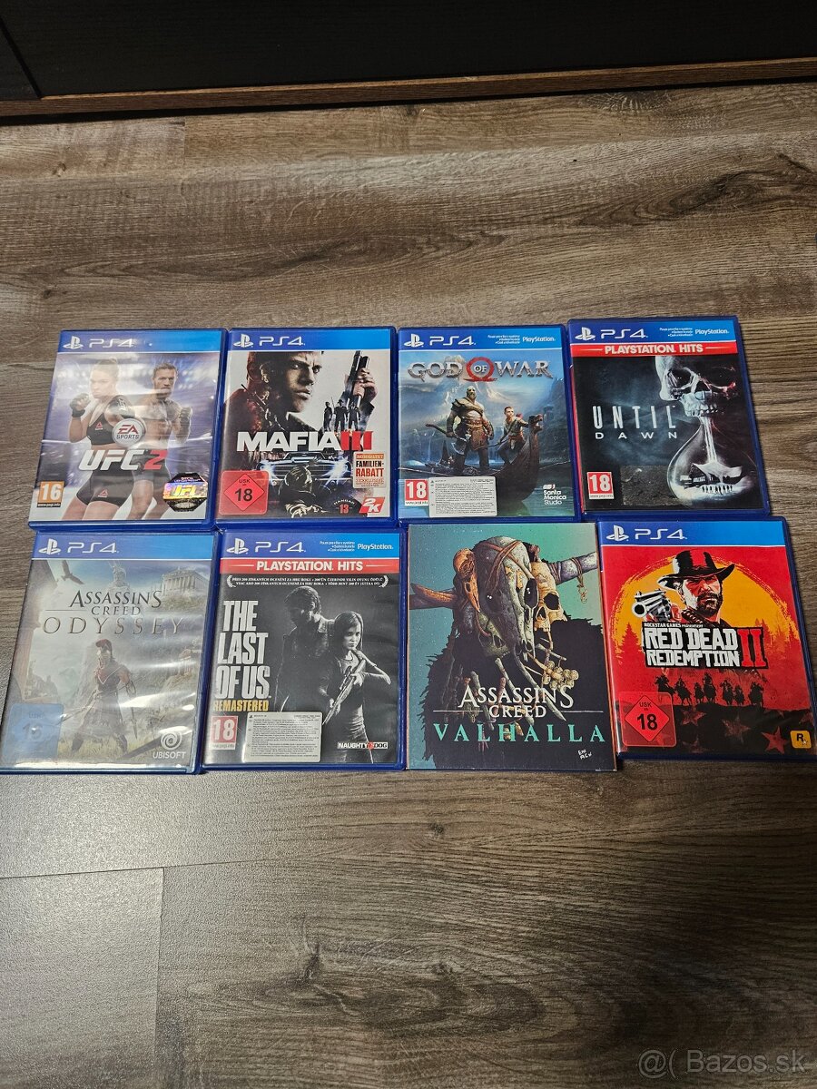 Ps4 hry vsetko spolu za 60 eur