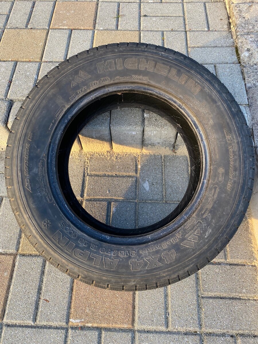 Zimné Pneu Michelin 4 ks