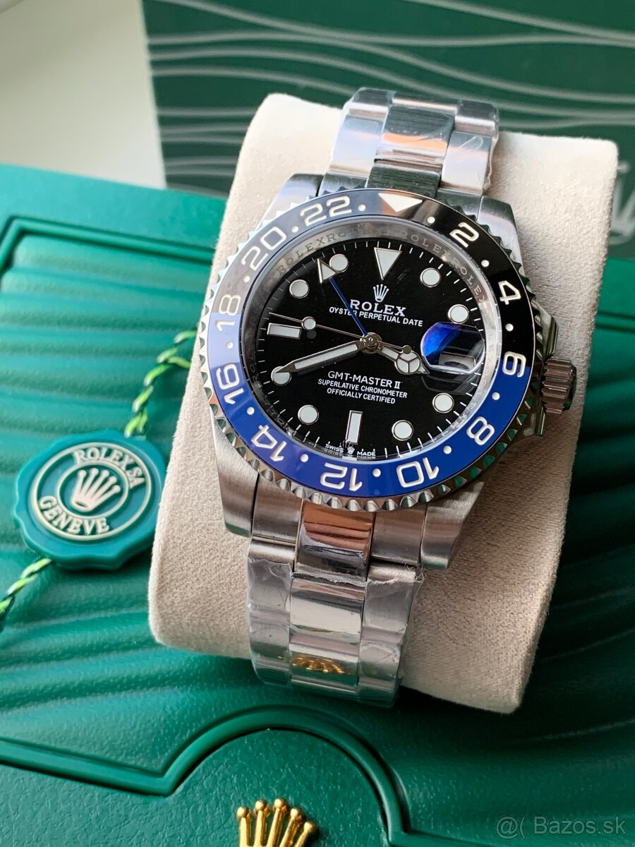 Rolex GMT-Master II, Nové, 40mm, Modro-čierne