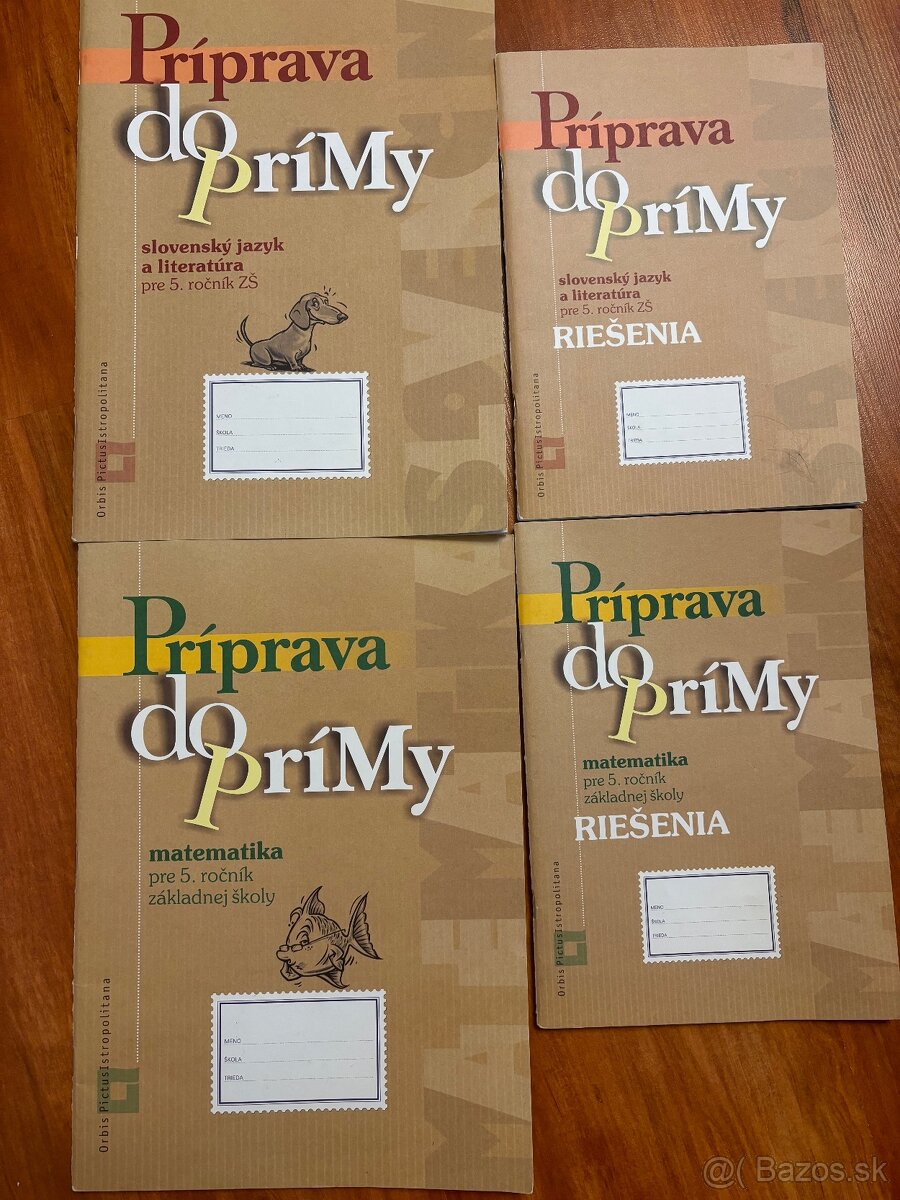 Testy do primy slovencina,matika +riesenia