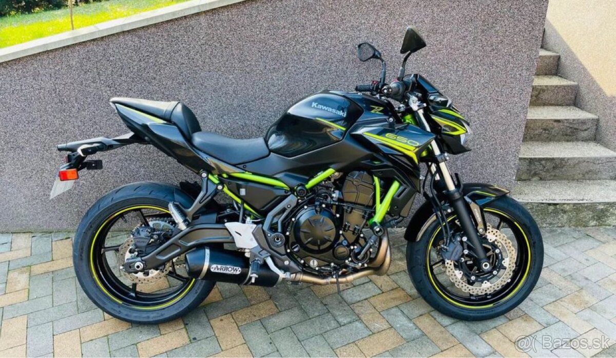 Kawasaki Z650 - 35kw možnosť zablokivať