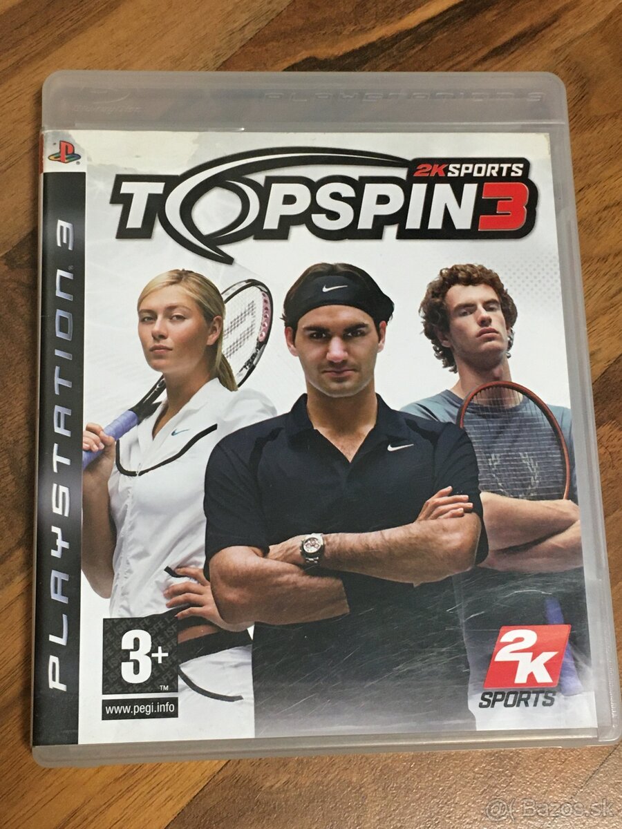 Predám hru Top Spin 3 (PS3)