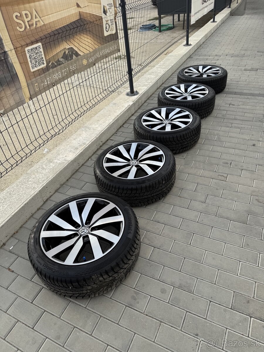 Predam zimnú sadu 5ks VW MARSEILLE R18 5x112 235/45 r18