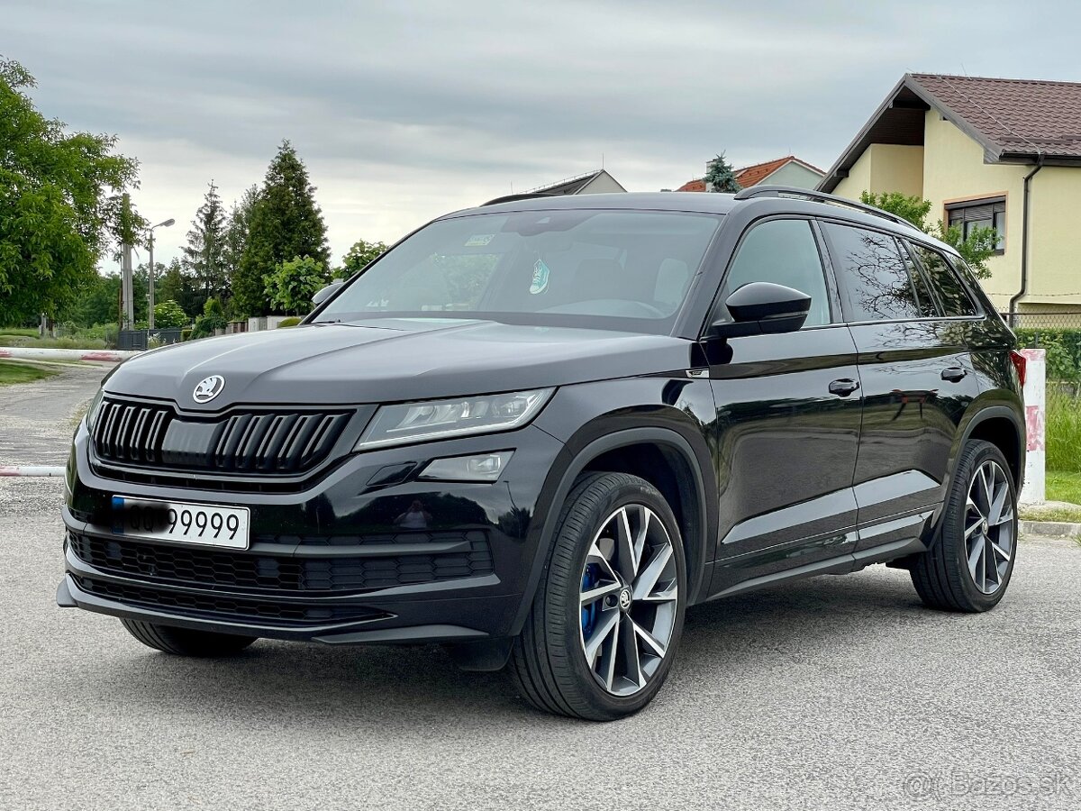 ŠKODA KODIAQ SPORTLINE DSG 140 kw 4x4 WEBASTO BLACK EDITION