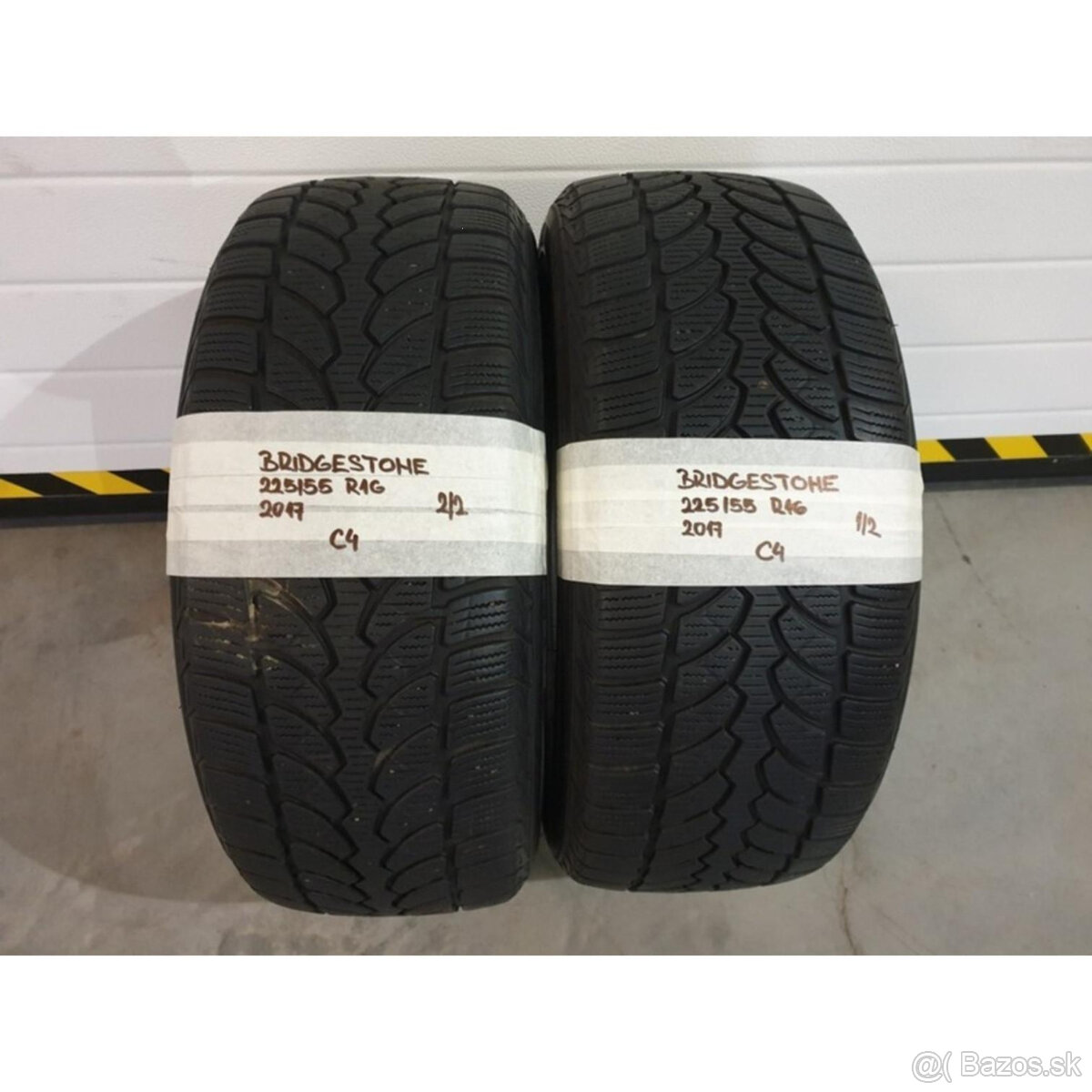 Zimné pneumatiky 225/55 R16 BRIDGESTONE DOT2017