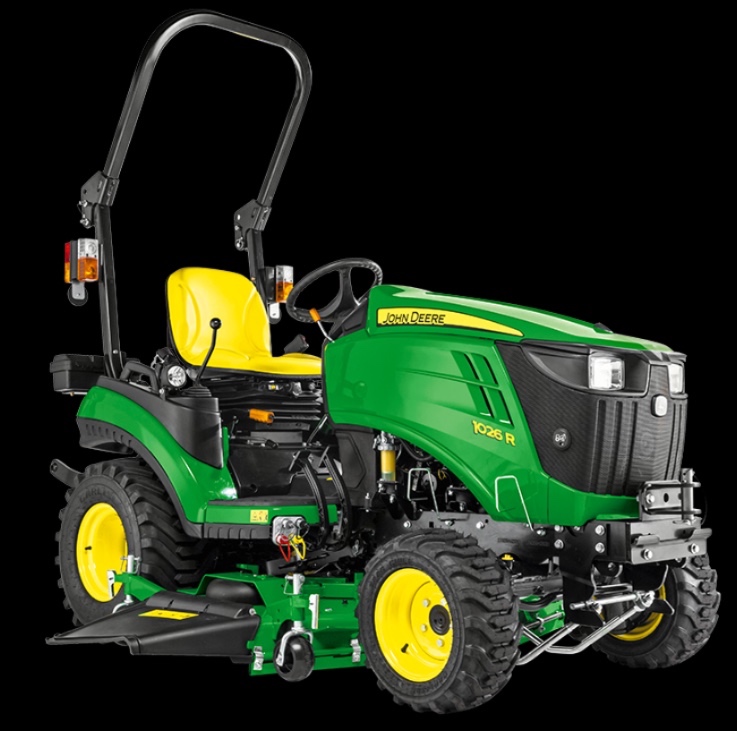 Malotraktor John Deere 1026R s najvyššou výbavou