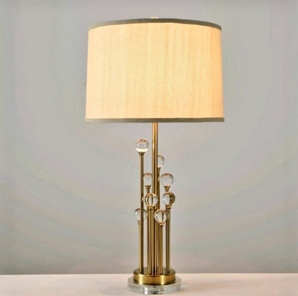 Stolná lampa Gold Mountain Diamonds Glamour Premium 72 cm XL