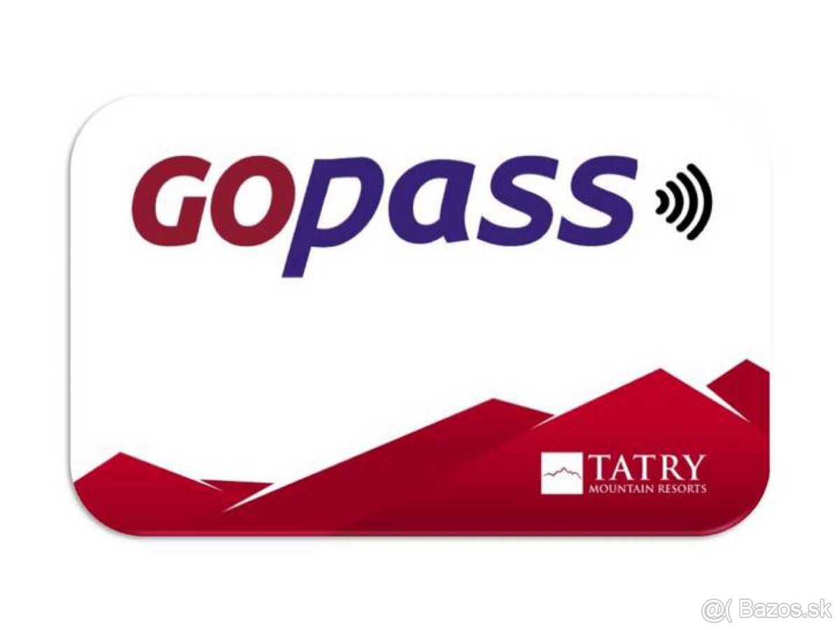 GOPASS SKI sezónka junior/senior/dieťa