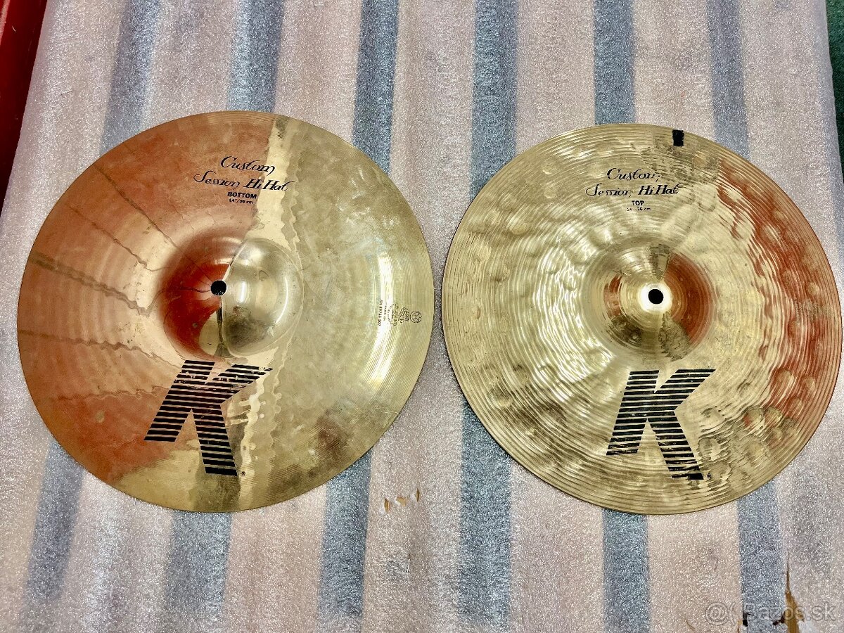 Zildjian K custom session 14" hihat.