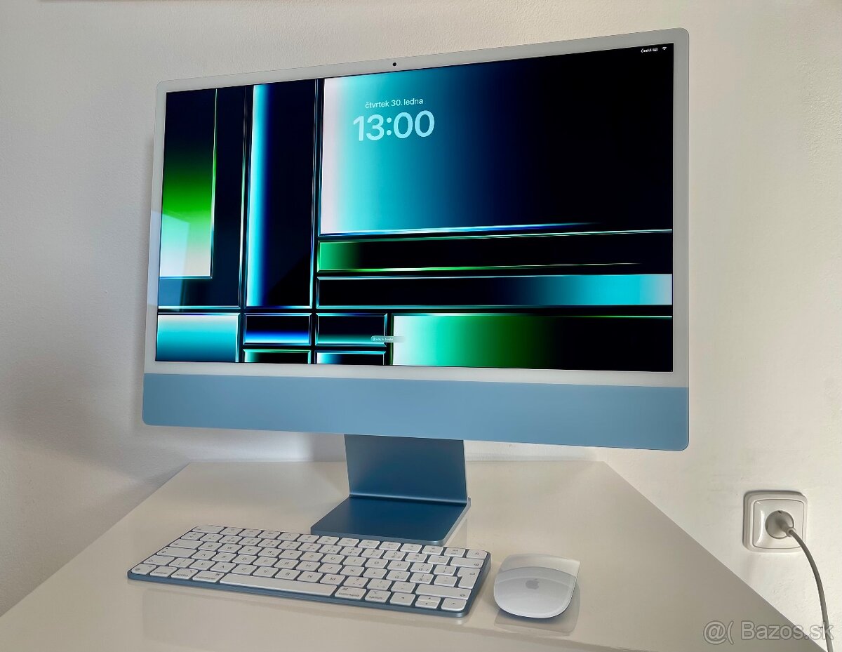 Apple iMac 24" M3 2023 Modrý + Záruka