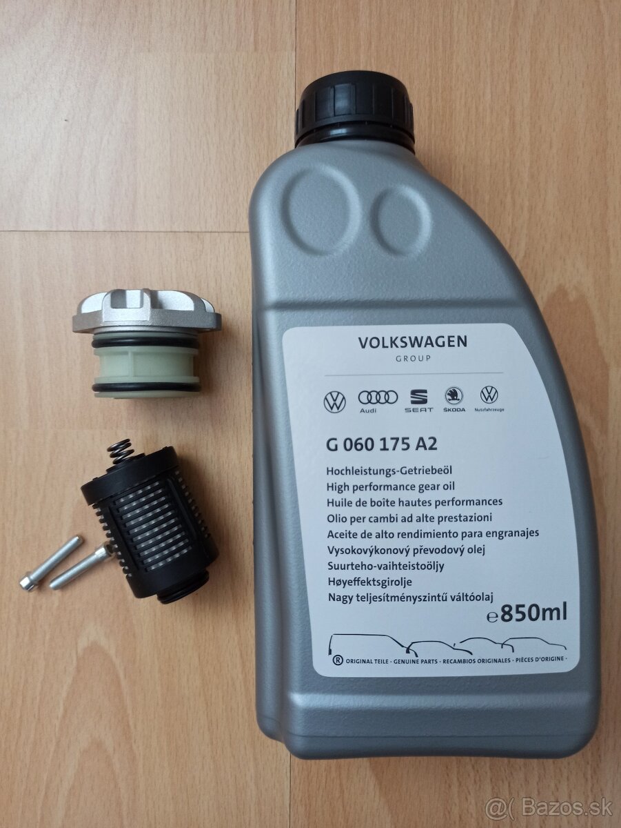 Filter a olej haldexu 4.generácie VW Audi Seat Škoda