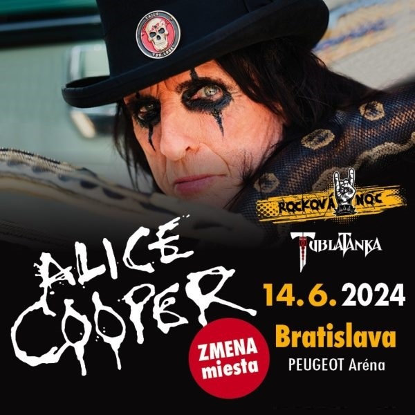 Kúpim lístok na Alice Cooper v BA 14.6.