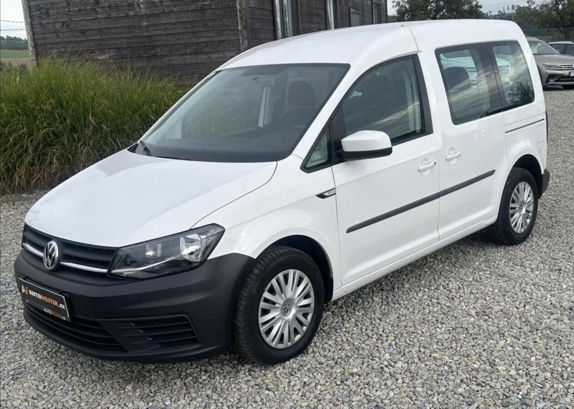 Volkswagen Caddy TDI KLIMA, TEMPOMAT, DPH nafta 75 kw