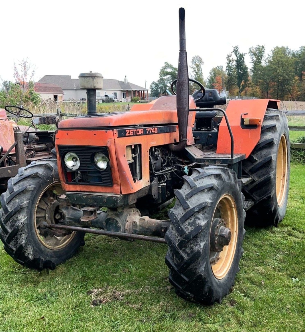 PREDAM,ROZPREDAM TRAKTOR ZETOR 7745 PO CASTIACH,NA DIELY