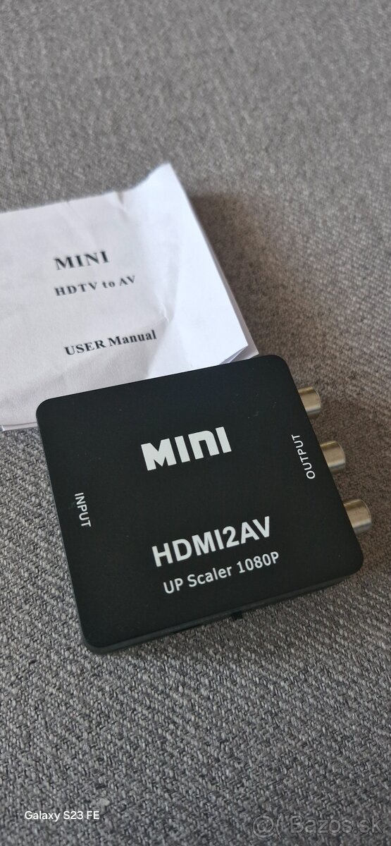 Predám Adaptér konvertora signálu HDMI na AV