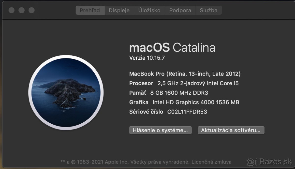 MacBook Pro 13 2012 RETINA