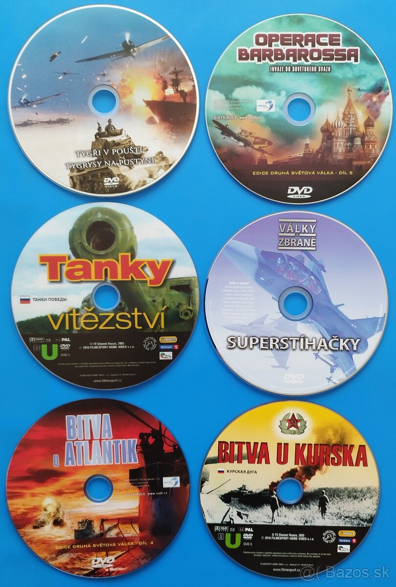 Zbierka dokumentov na DVD nosičoch