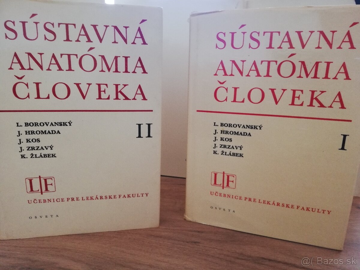 L. BOROVANSKÝ - Sústavná anatómia človeka 1,2