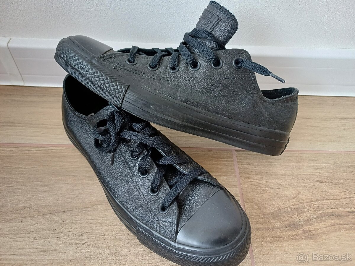 Čierne kozene Converse velk. 40