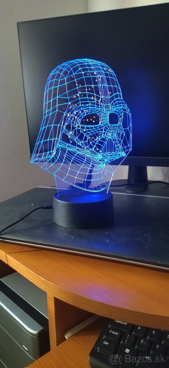 3D lampa Darth Vader