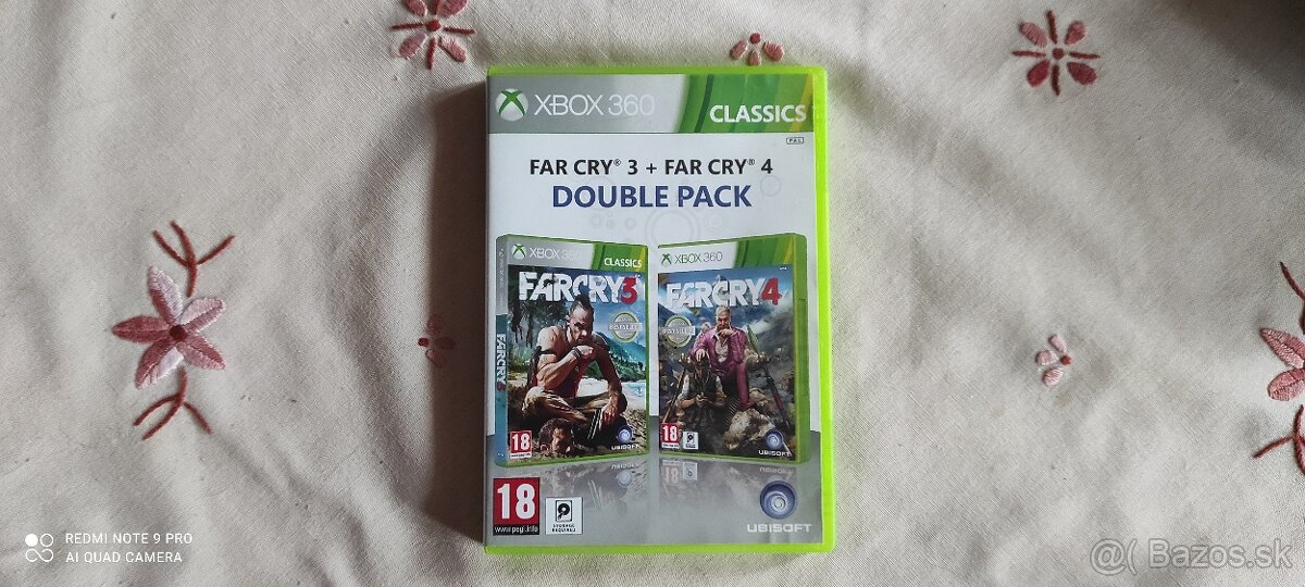 Farcry 3+Farcry 4 double pack (xbox360)