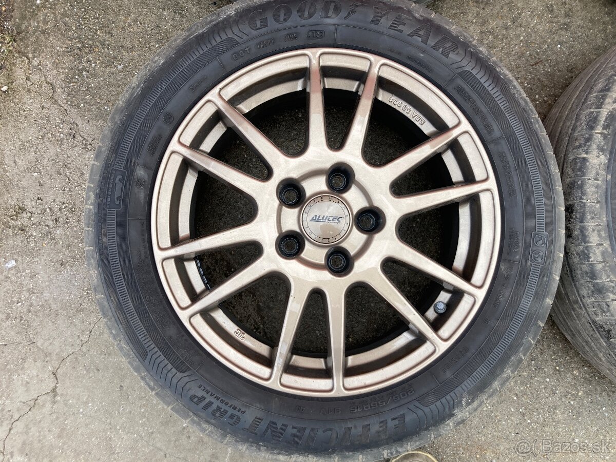 ALUTEC 5x114,3 - letné 205/55R16 - 4ks