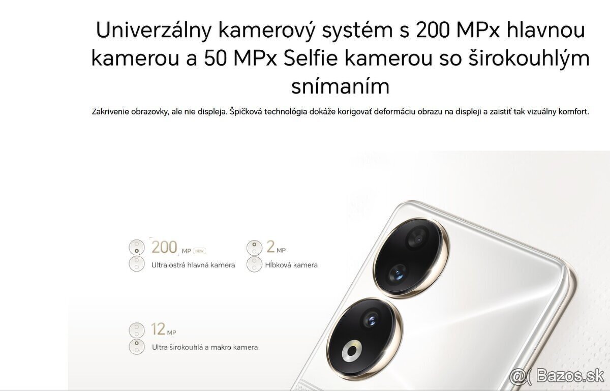 Huawei HONOR 90 12/512GB čierny v záruke - TOP stav