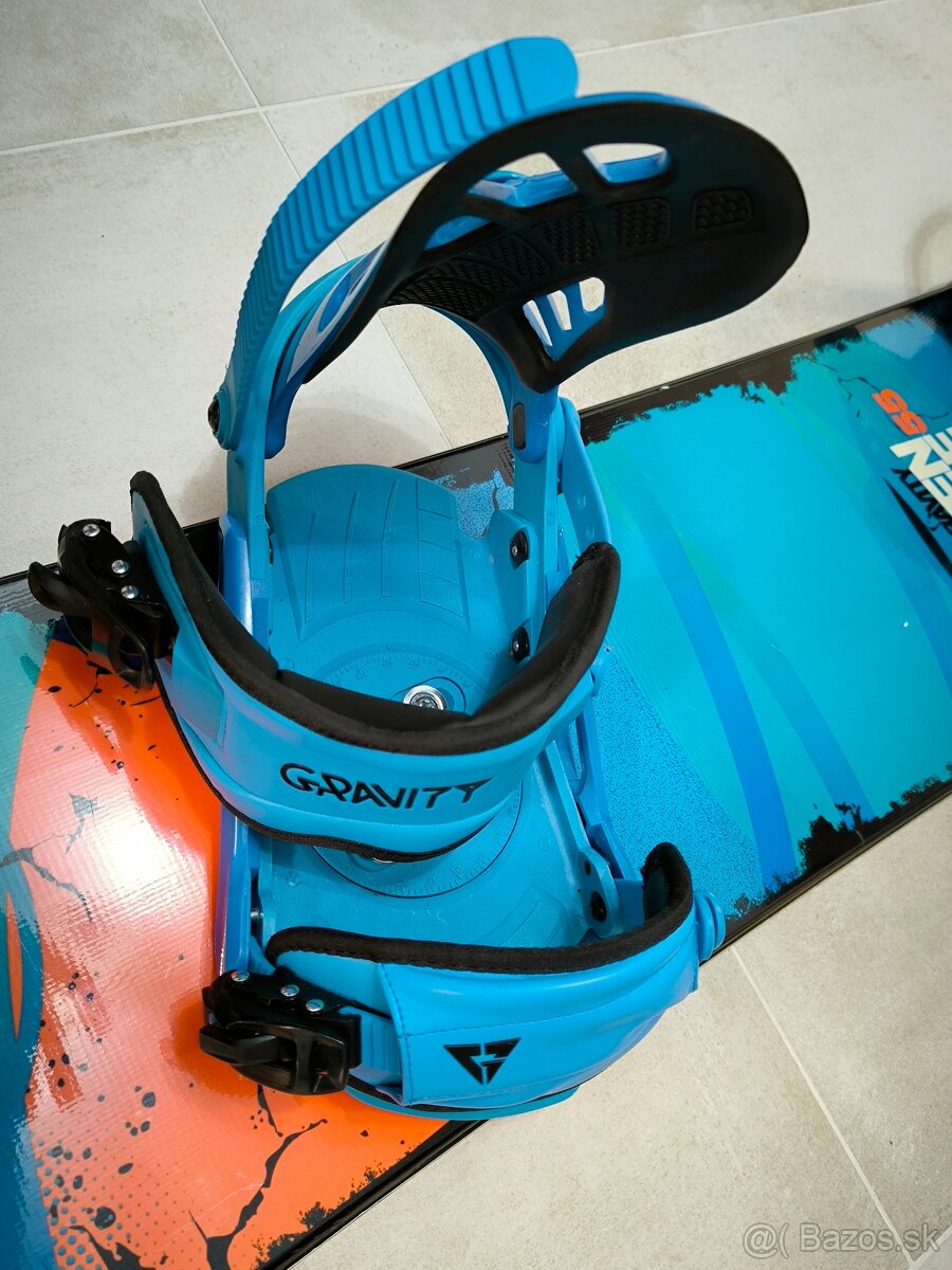 Predam komplet set na snowboard Gravity