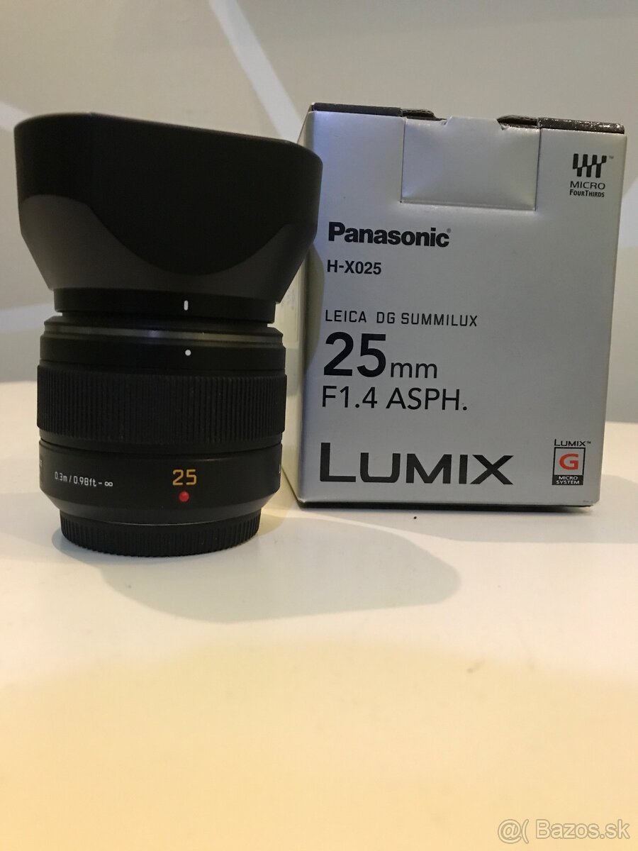 Lumix G Panasonic 25mm F1.4 ASPH.