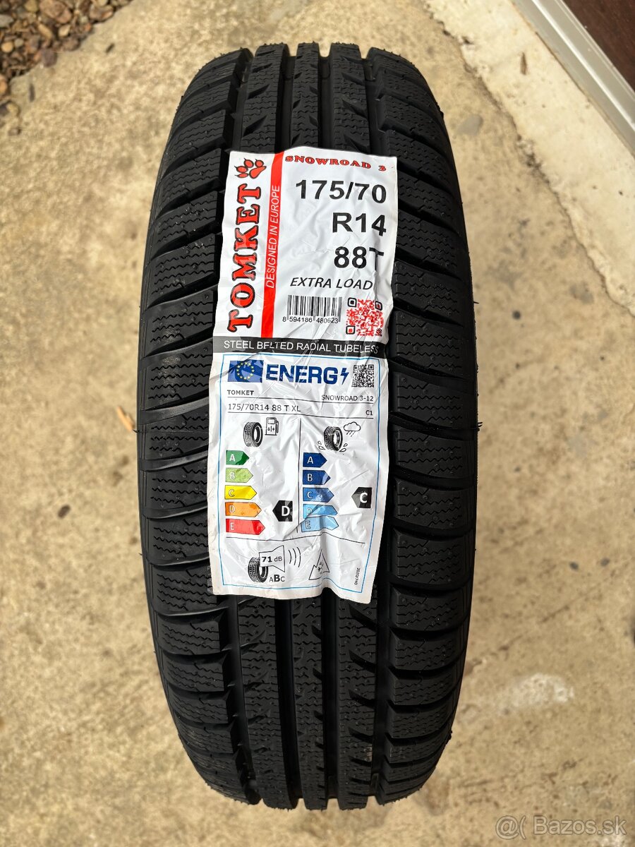 Pneu TOMKET R14 - 175/70R14 zimné