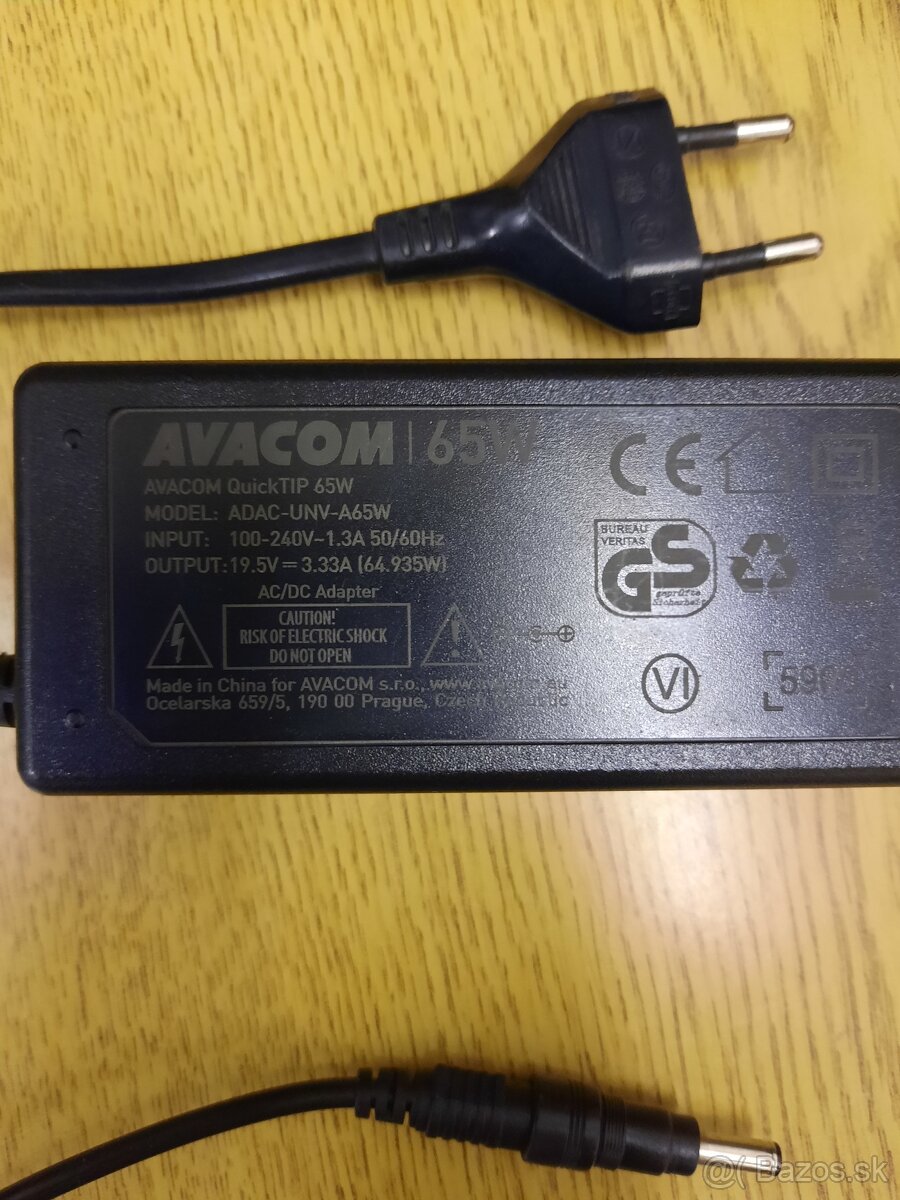 adapter AVACOM 65W - 19,5V - 1,3A