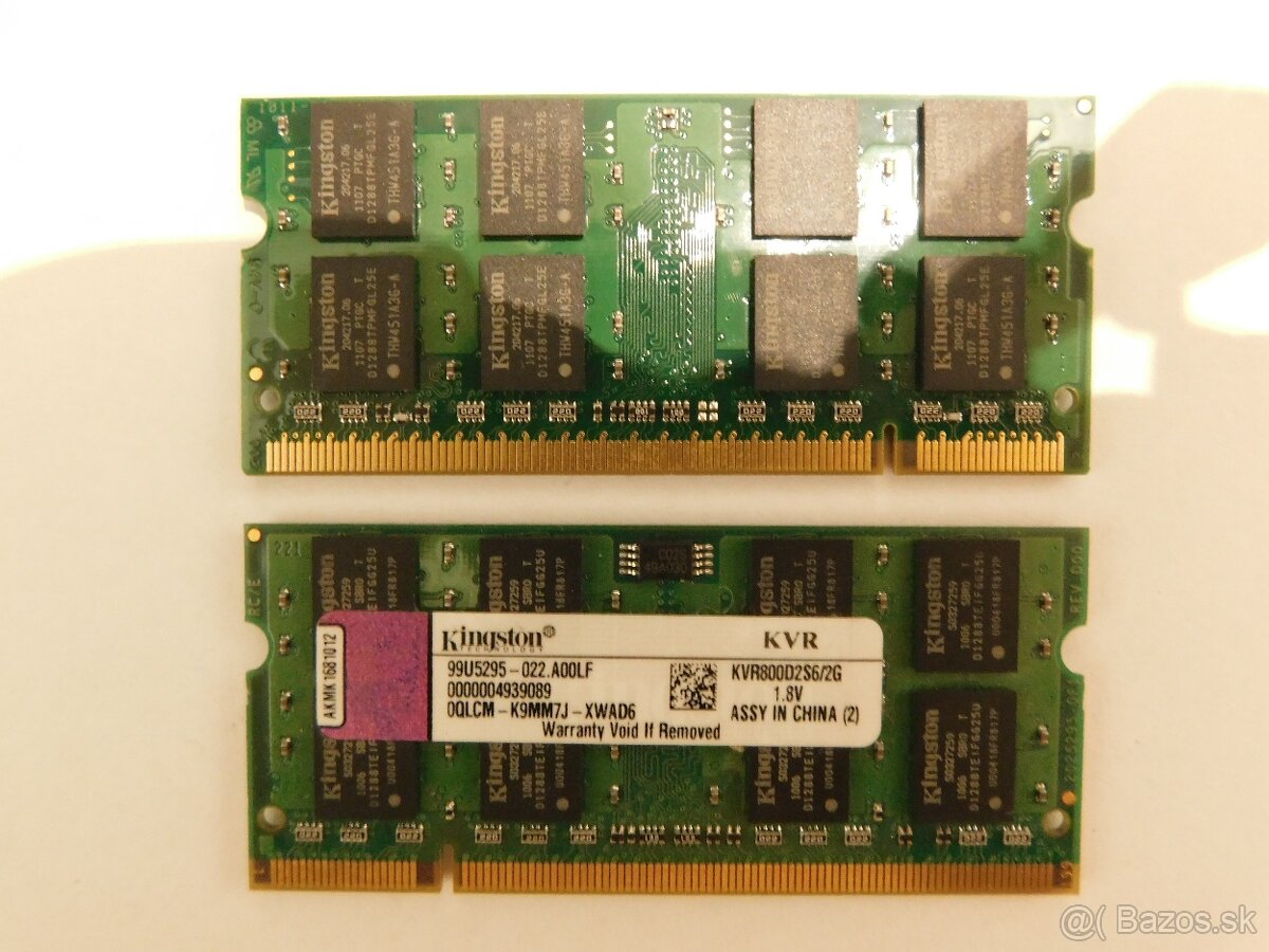 Kingston KVR800D2S6/2X2G - 4GB