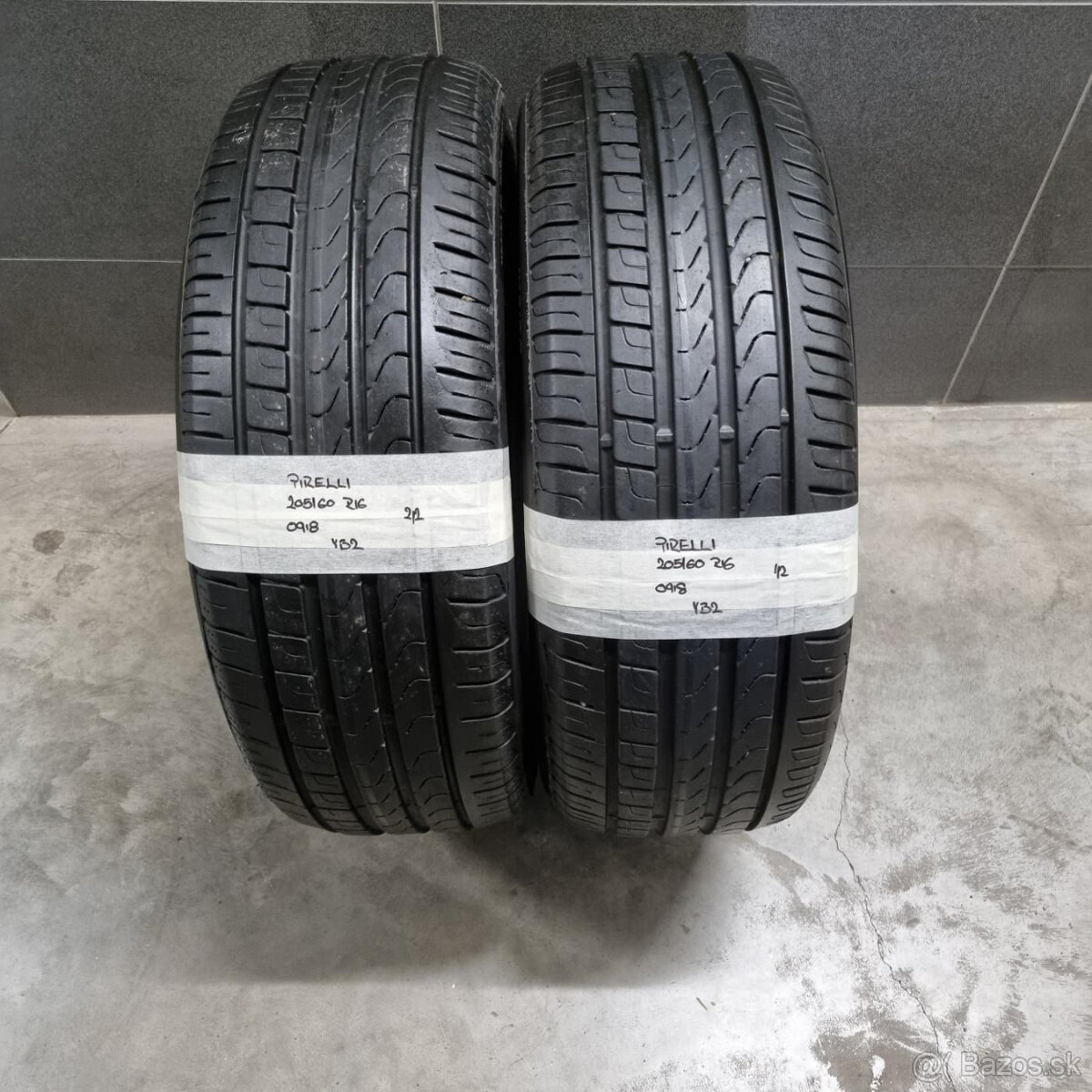 Letné pneumatiky 205/60 R16 PIRELLI DOT0918