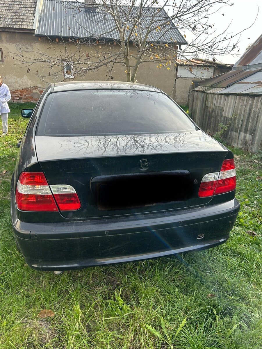 Bez papierov ŠPZ predám BMW 318d