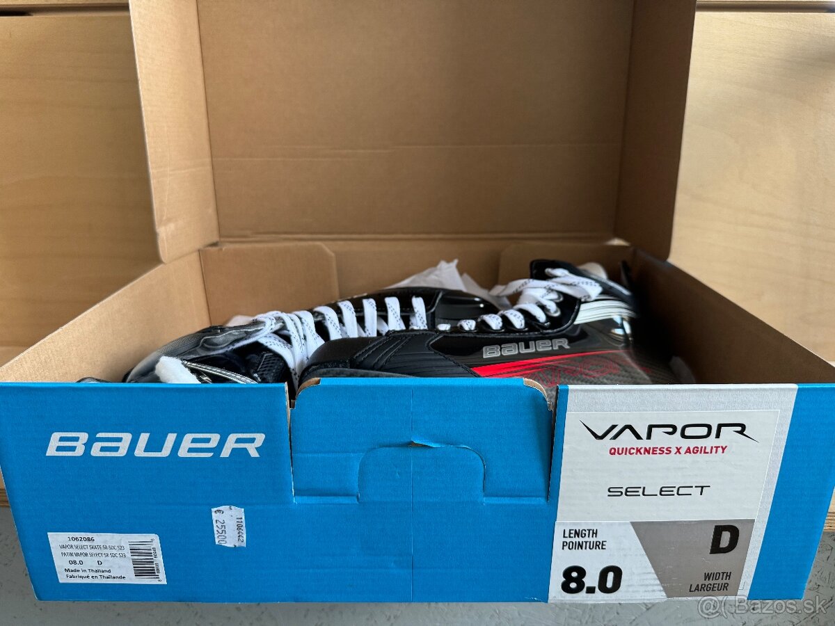 Korčule Bauer Vapor Select SR 8.0 EU43 D