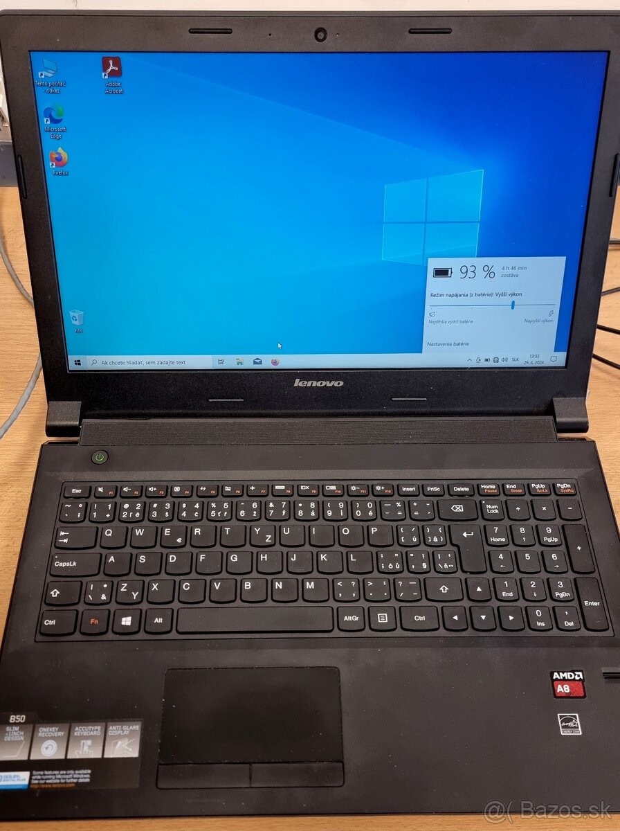 Predám notebook Lenovo B50-45