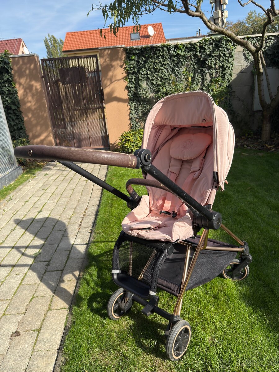 Cybex Mios 3.0 ROSE Gold + pink seat pack v záruke