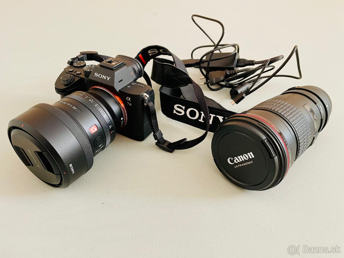 Kompletný set foto vybavenia – Sony A7 III + objektívy a prí