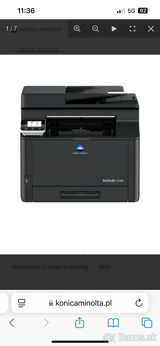 Konica Minolta bizhub C3120i