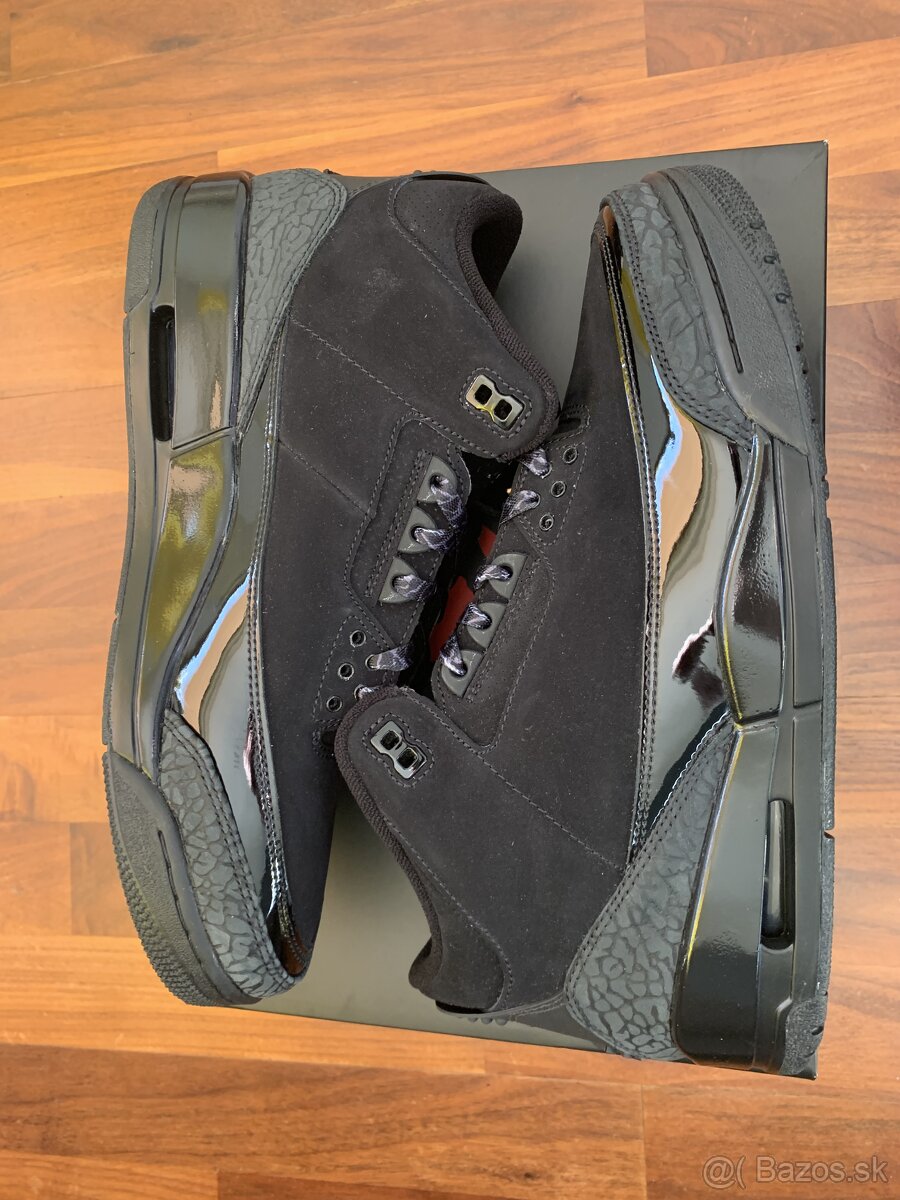 Jordan 3 black cat EU 45